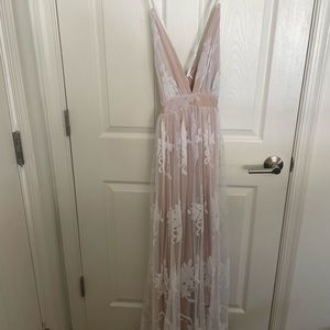 Size small lace maxi dress